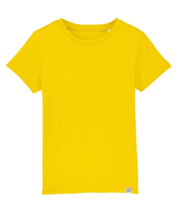 kinder shirt vis wear nachhaltig gelb