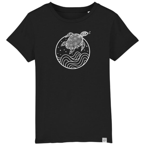 turtle kinder shirt vis wear schwarz
